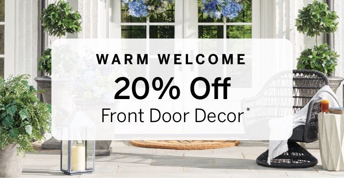 20% Off Front Door Decor*