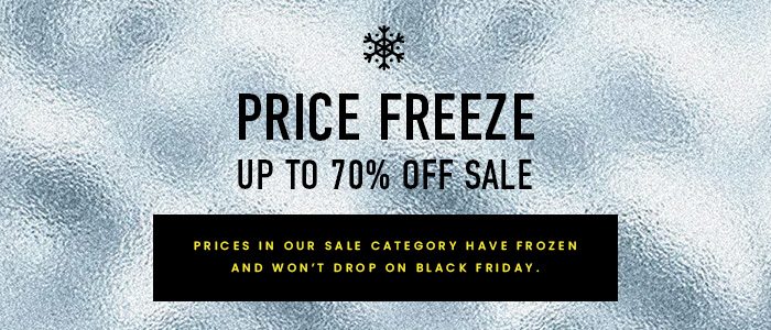 PRICE FREEZE