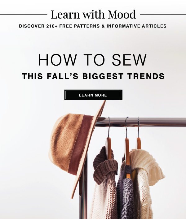 HOW TO SEW THIS FALL’S BIGGEST TRENDS
