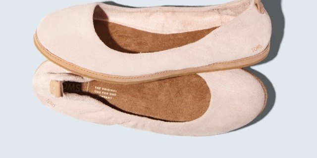 Blush Suede Women's Olivia Flats