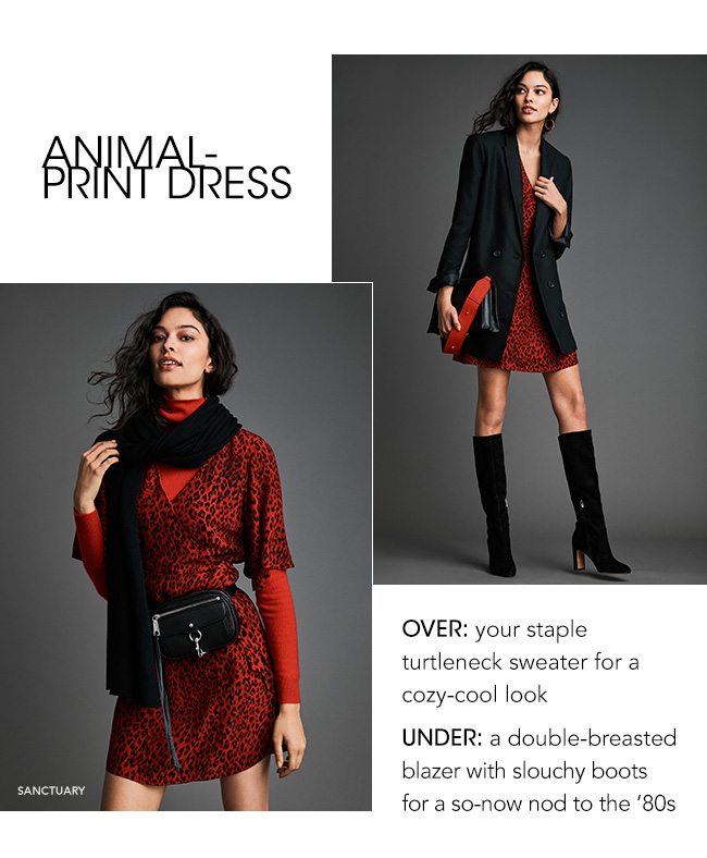 Animal-Print Dress