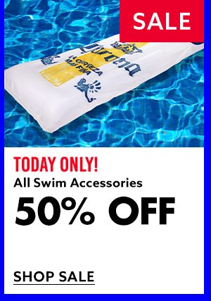 Swim Accessories 50% Off