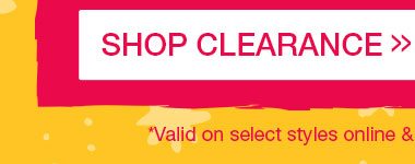 Shop clearance