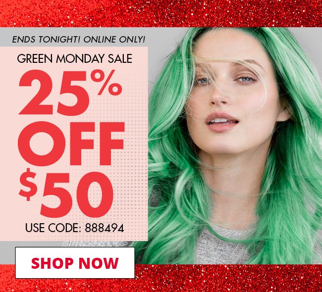 Final Hours 25 Off Green Monday Online Only Sally Beauty Email