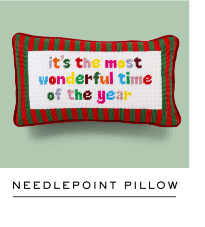 NEEDLEPOINT PILLOW