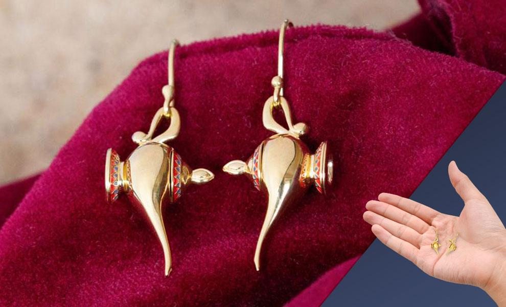 Hinged Magic Lamp Earrings (RockLove Jewelry)