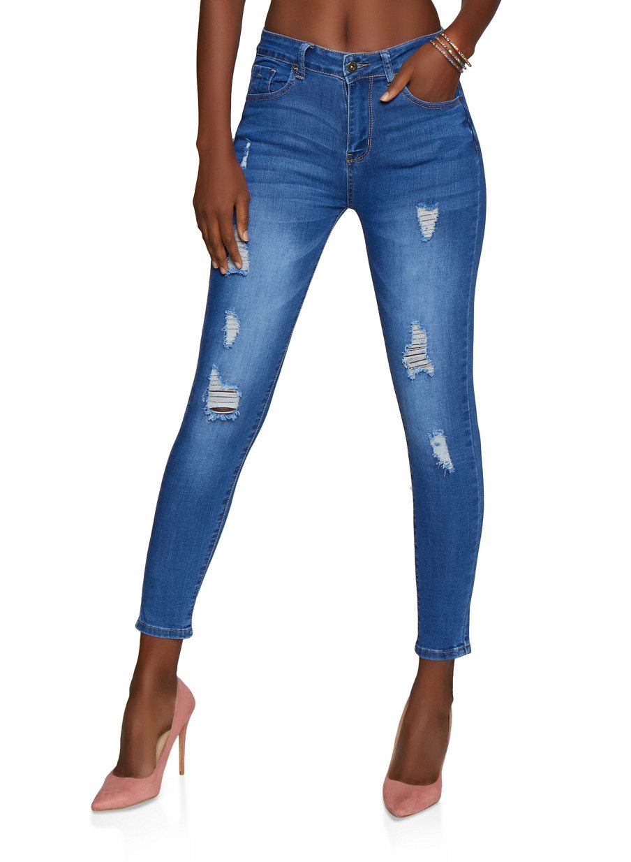 WAX High Waisted Skinny Jeans