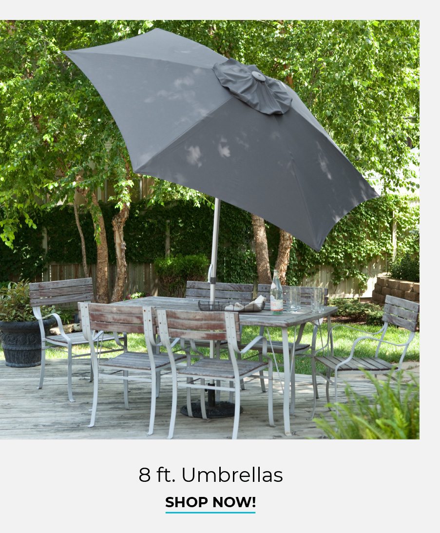 8ft Umbrellas | Shop Now!