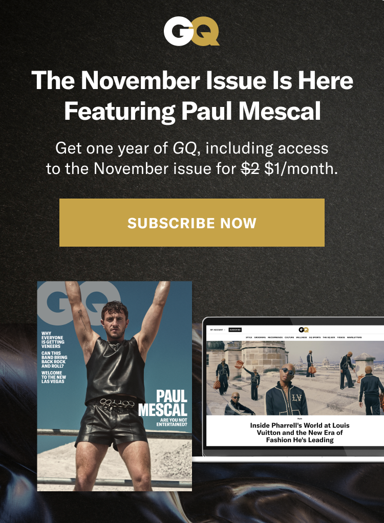 The November Issue is Here Featuring Paul Mescal. Get one year of GQ, including access to the November issue for $1 a month. Subscribe now.