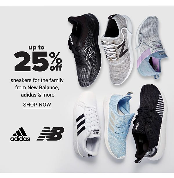 Up to 25% off Sneakers for the Family from New Balance, adidas & more - Shop Now