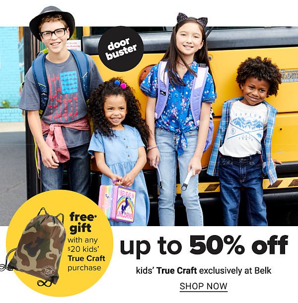 Up to 50% off Kids' True Craft - FREE GIFT with any $20 Kid True Craft purchase - Shop Now