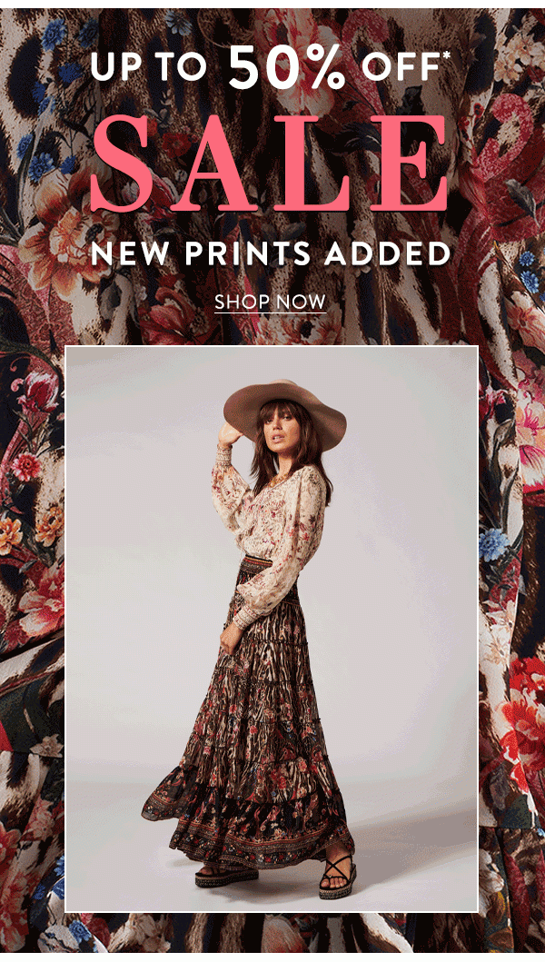 SALE up to 50% Off | New Prints Added | Shop Now