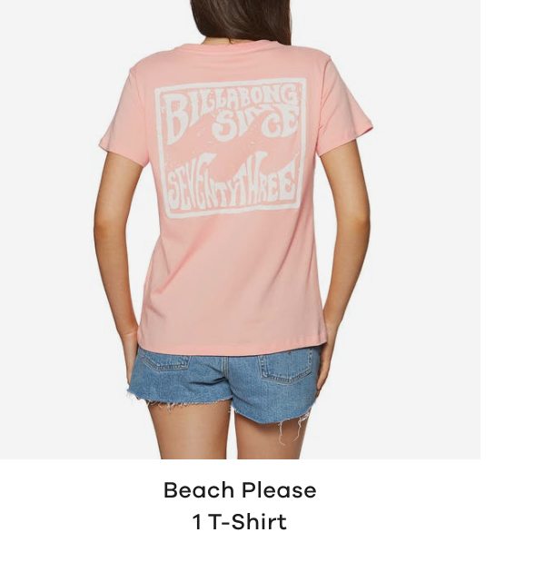 Billabong Beach Please 1 Womens Short Sleeve T-Shirt