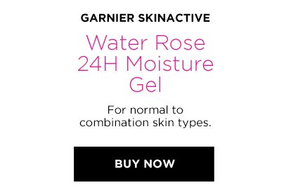 GARNIER SKINACTIVE - Water Rose 24H Moisture Gel - For normal to combination skin types. - BUY NOW