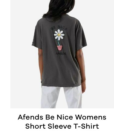 Afends Be Nice Womens Short Sleeve T-Shirt