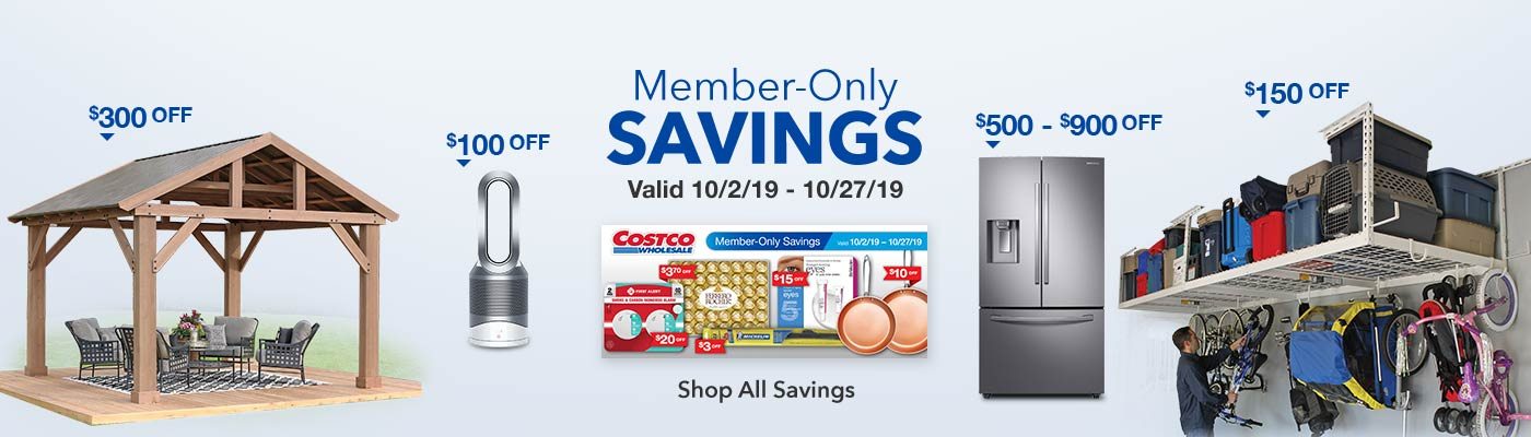 Member-Only Savings Valid 10/2/19 - 10/27/19 Shop All Savings