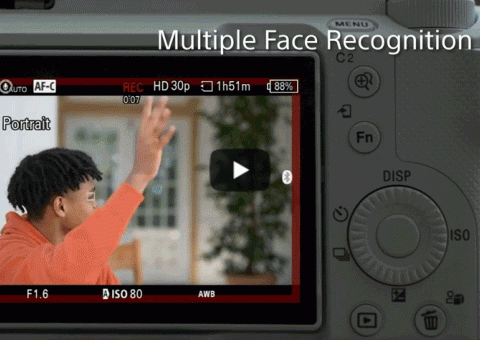 Multiple face recognition video