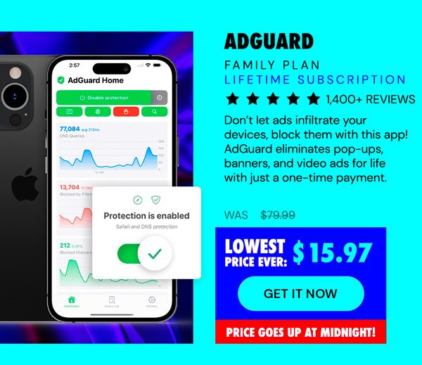 AdGuard Family Plan: Lifetime Subscription