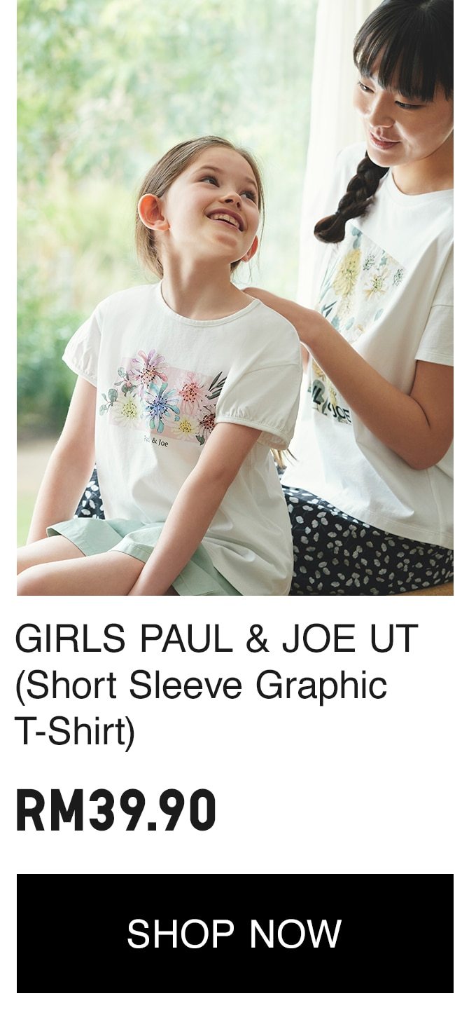 GIRLS PAUL & JOE UT (Short Sleeve Graphic T-Shirt)