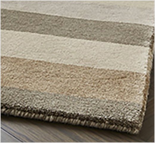 Barnett Natural Stripe Wool Rug