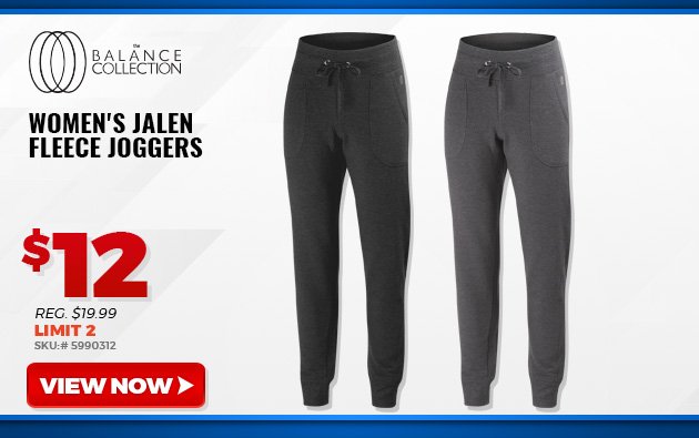 BALANCE WOMEN'S JALEN FLEECE JOGGERS