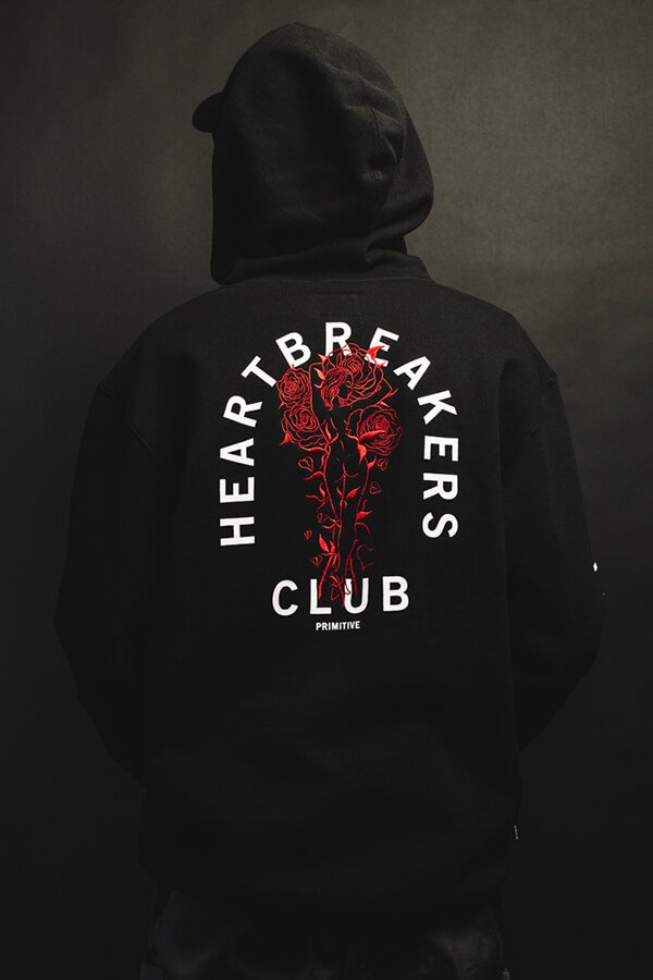 primitive heartbreakers club hoodie