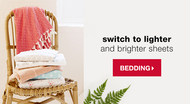 Switch to Lighter and Brighter Sheets - Shop Bedding