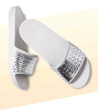 Crocs Sloane Graphic Etched Slide