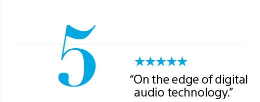 "On the edge of digital audio technology."