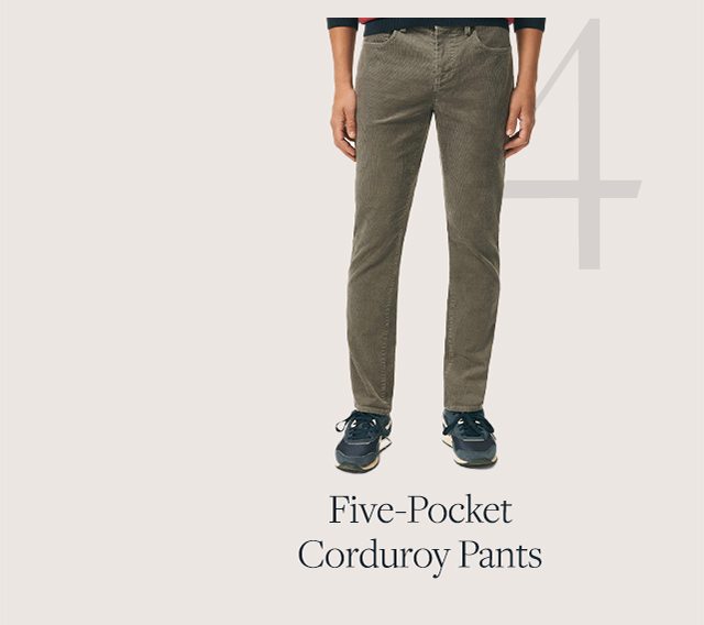 Five-Pocket Corduroy Pants