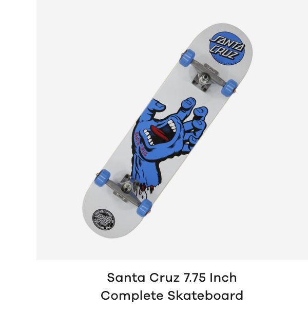 Santa Cruz Screaming Hand 7.75 Inch Complete Skateboard