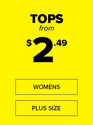 Tops from $2.49