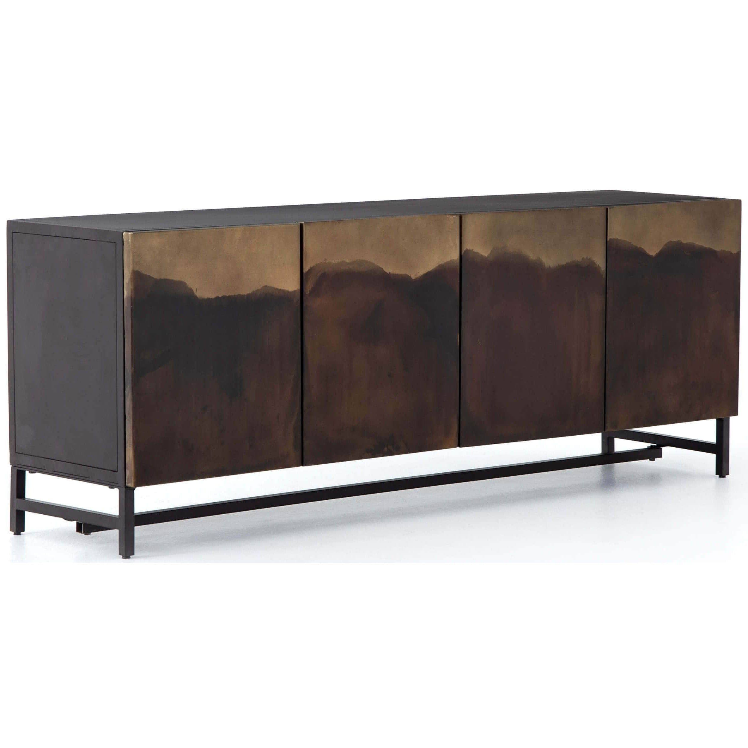 Image of Stormy Media Console, Aged Brown