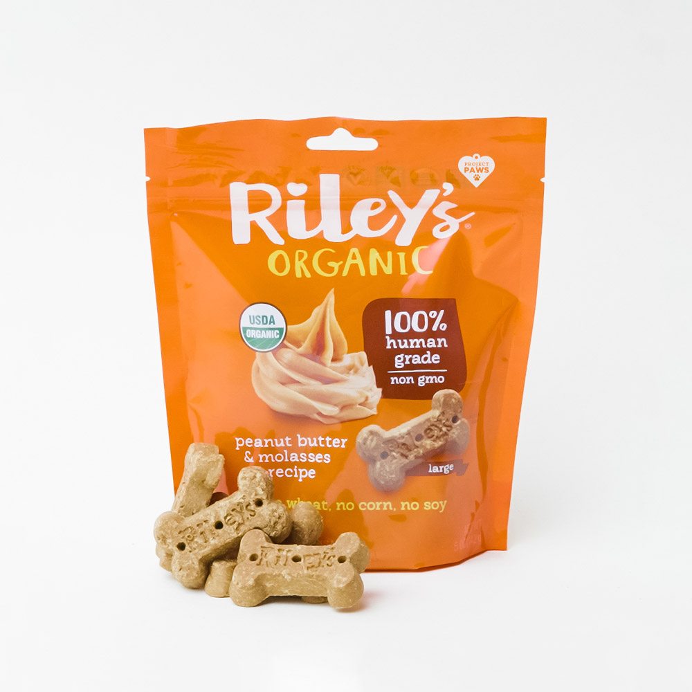 Project Paws® Organic Peanut Butter & Molasses Treats by Riley’s (5 oz)