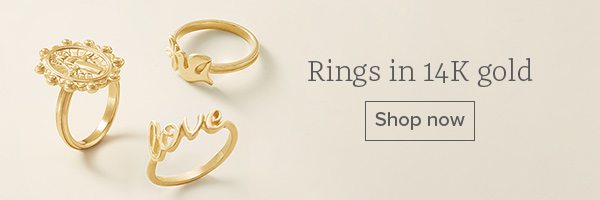 Rings in 14k gold - Shop now