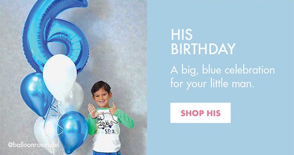 His Birthday | A big, blue celebration for your little man. | SHOP HIS