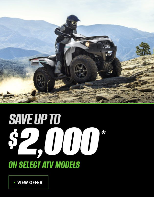 Save Up To $2,000 On Select ATV Models