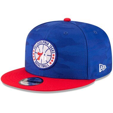 New Era Philadelphia 76ers Royal/Red 2018 Tip-Off Series Two-Tone 9FIFTY Adjustable Hat