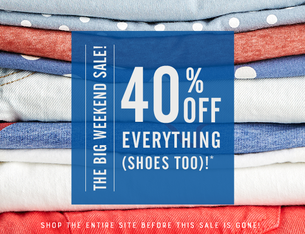 40% off everything