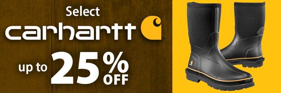 Select Carhartt up to 25% off Shop Carhartt Sale