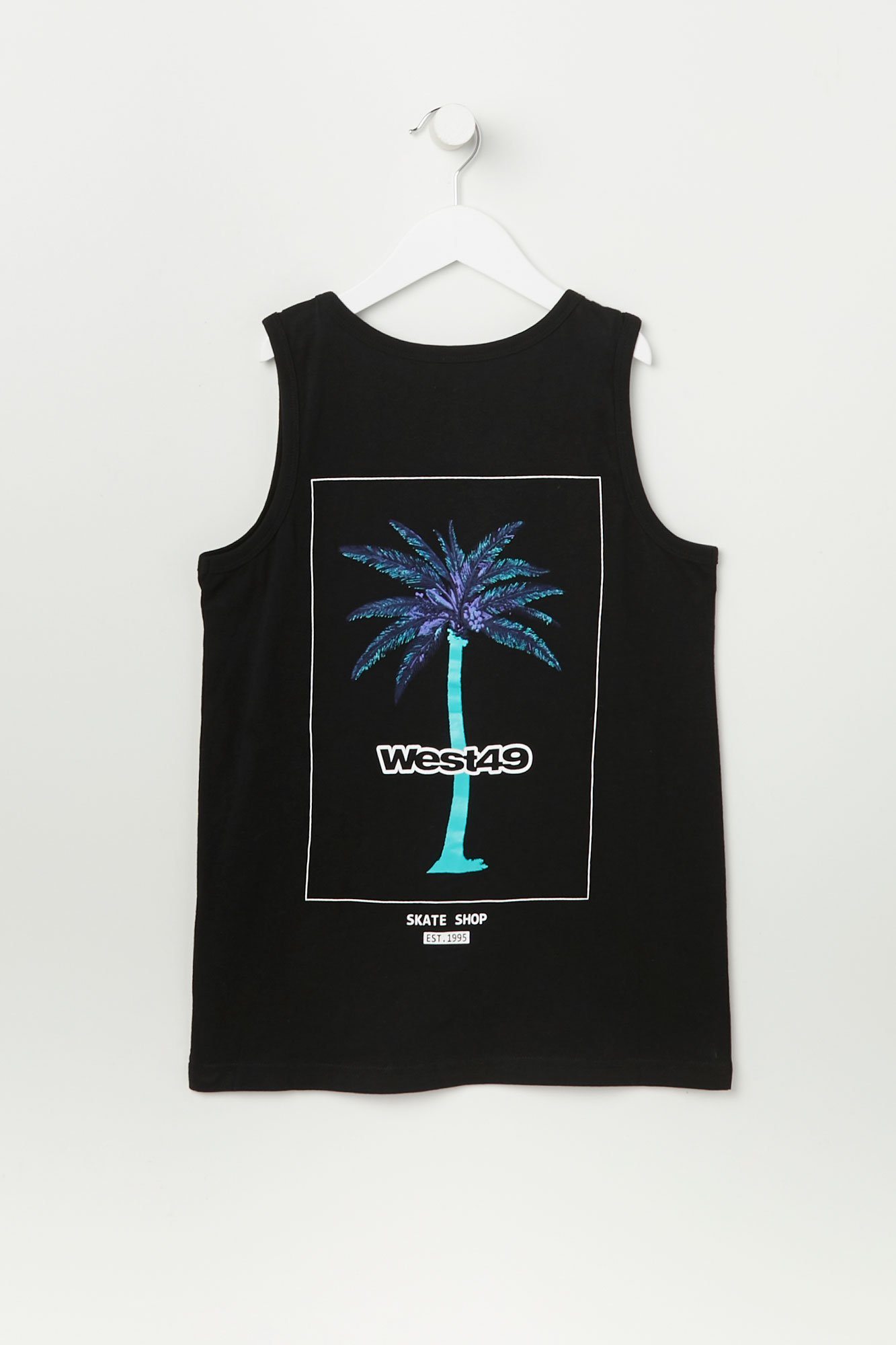 Image of West49 Youth Palm Tree Logo Tank Top
