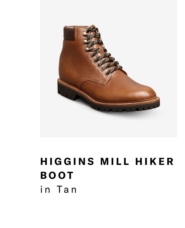 Click Here To Save On The Higgins Mill Hiker Boot In Tan, Regular Price $495, Available For $249 During Black Friday Sale