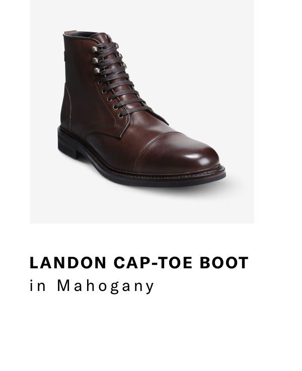 Click Here To Save On The Landon Lace-Up Boot In Mahogany, Regular Price $495, Available For $249 During Black Friday Sale