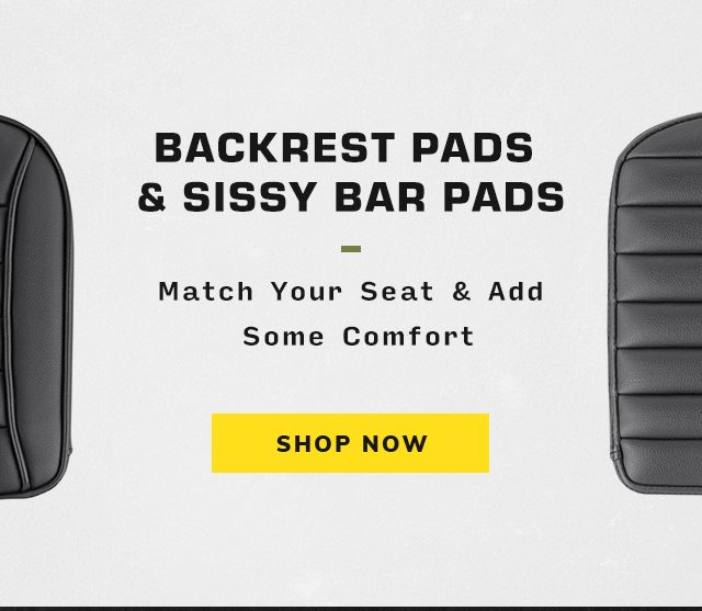 Backrest Pads & Sissy Bar Pads