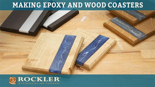 Making Epoxy and Wood Coasters