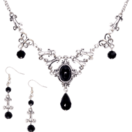 Dracus Medieval Necklace and Earring Set