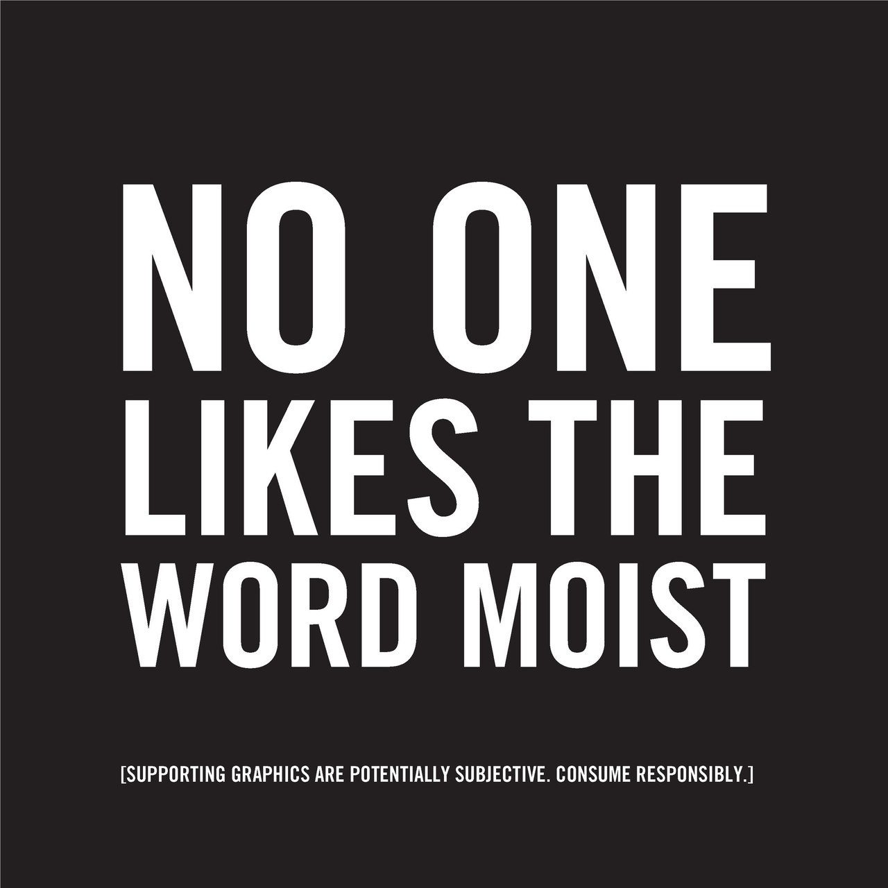 No one likes the word moist