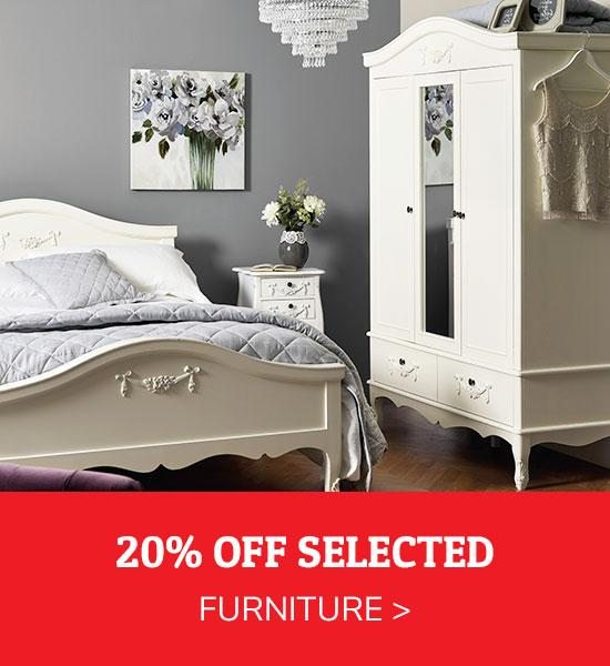 20% OFF SELECTED FURNITURE
