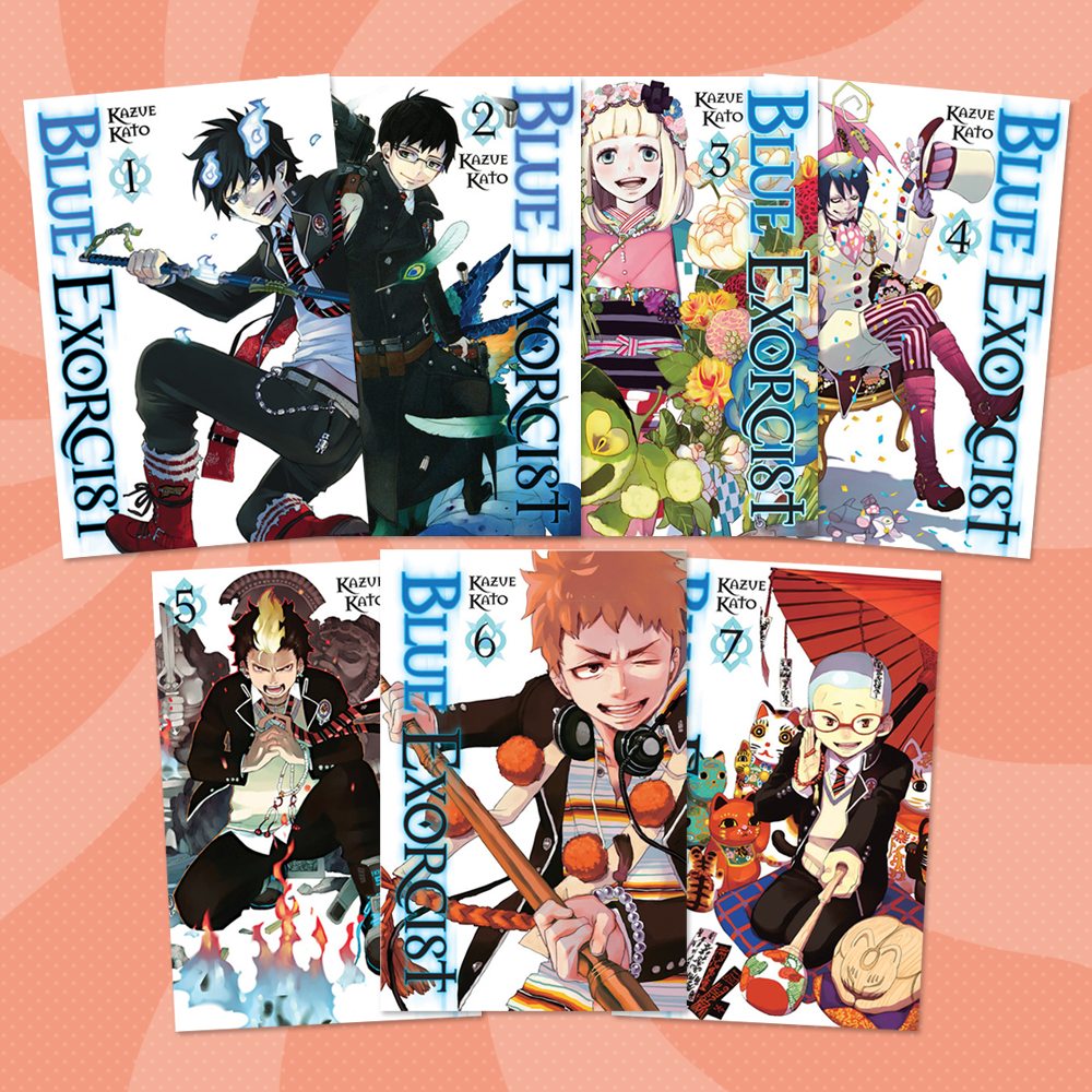 Blue Exorcist Manga (1-7) Bundle