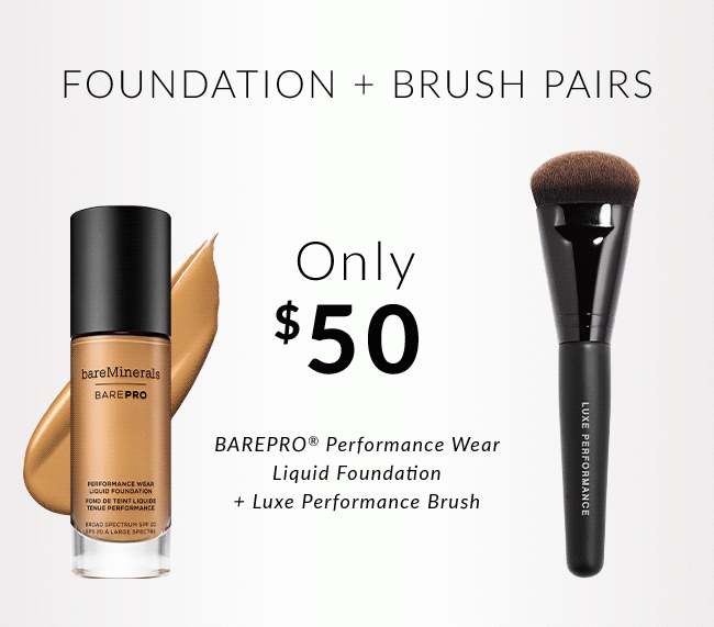 FOUNDATION + BRUSH PAIRS